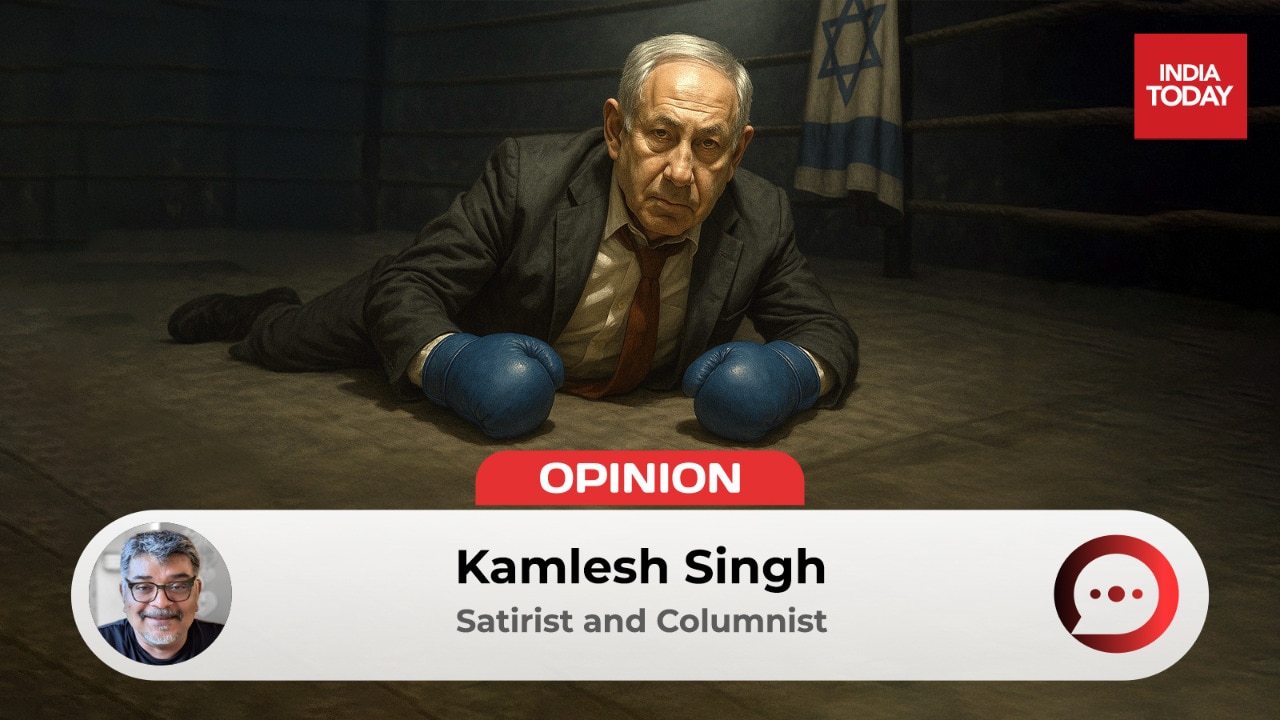 Israel looks less like a hero and more like a boxer who’s taken one too many jabs (Image: India Today Digital)