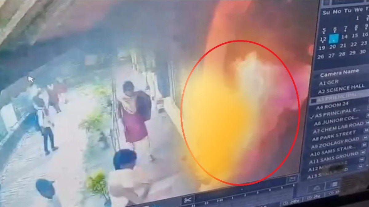 A student of Fakir Mohan Degree College in Odisha set herself on fire after being harassed by her HOD